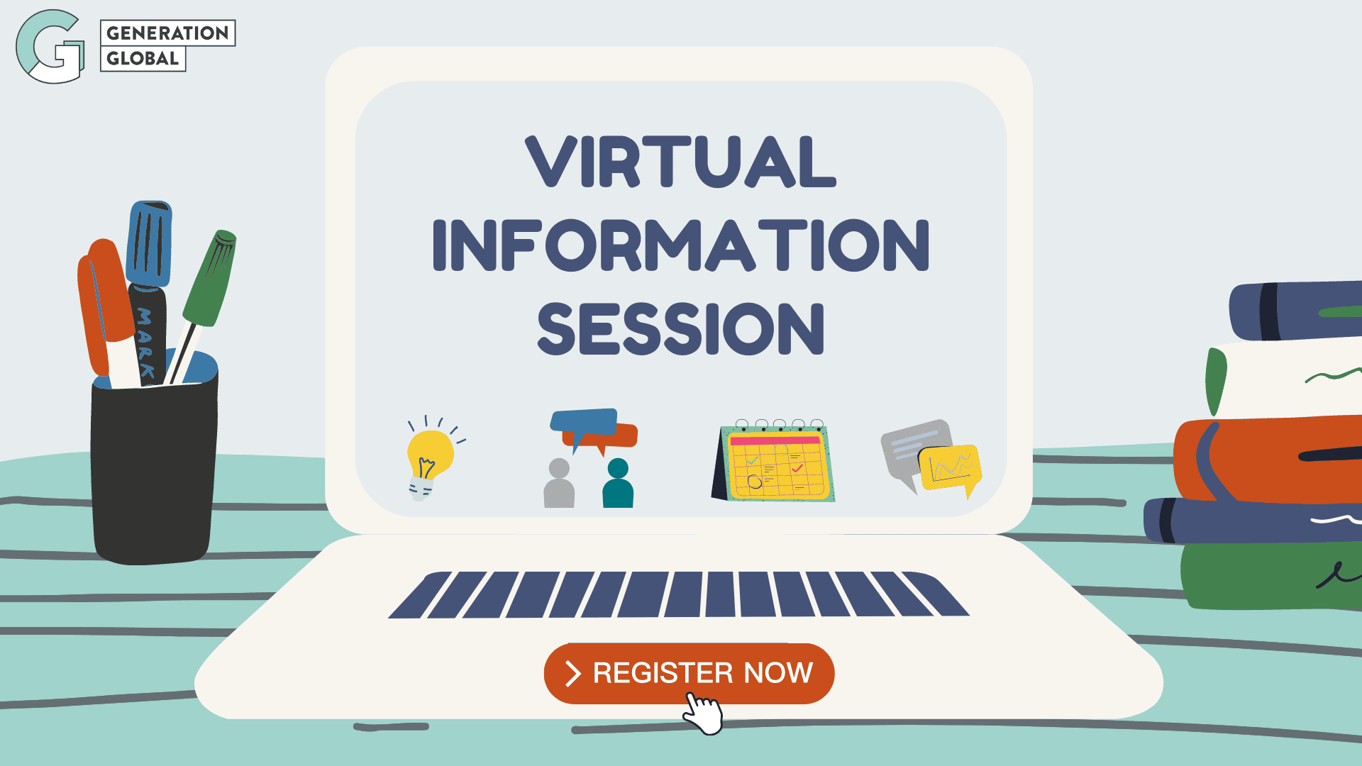 Join a Virtual information session to learn more about Generation Global