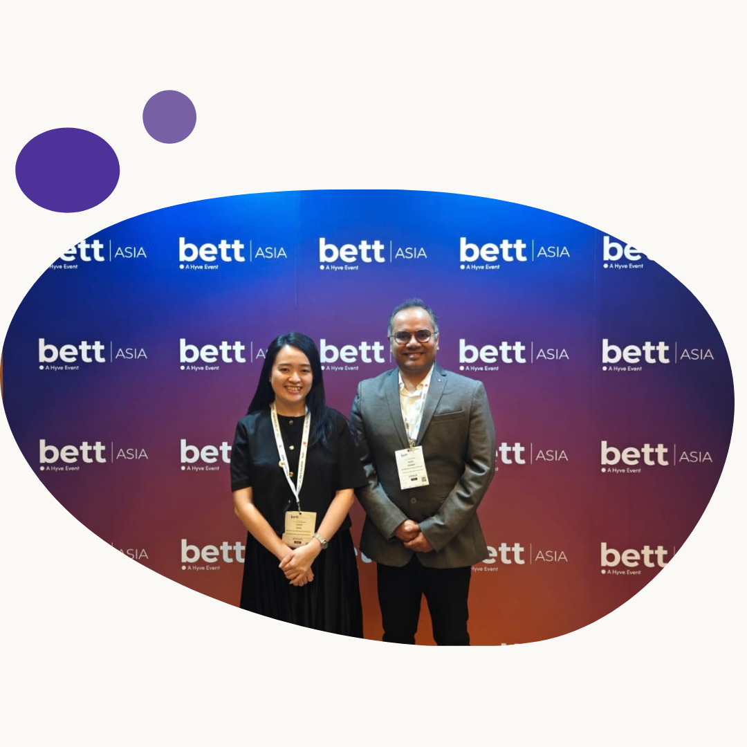 Robin Keshaw and Lenny Ceng at Bett Asia