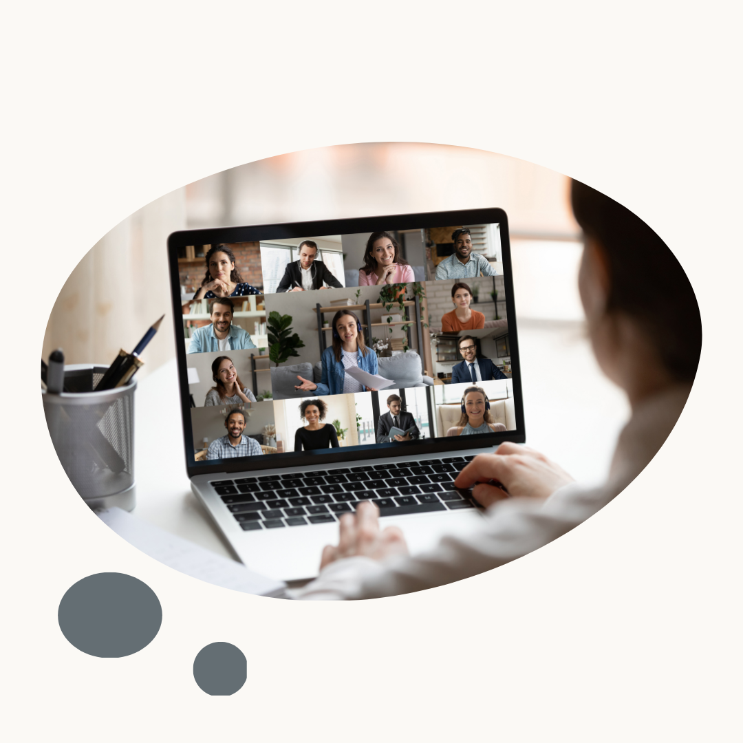 Educators meeting online