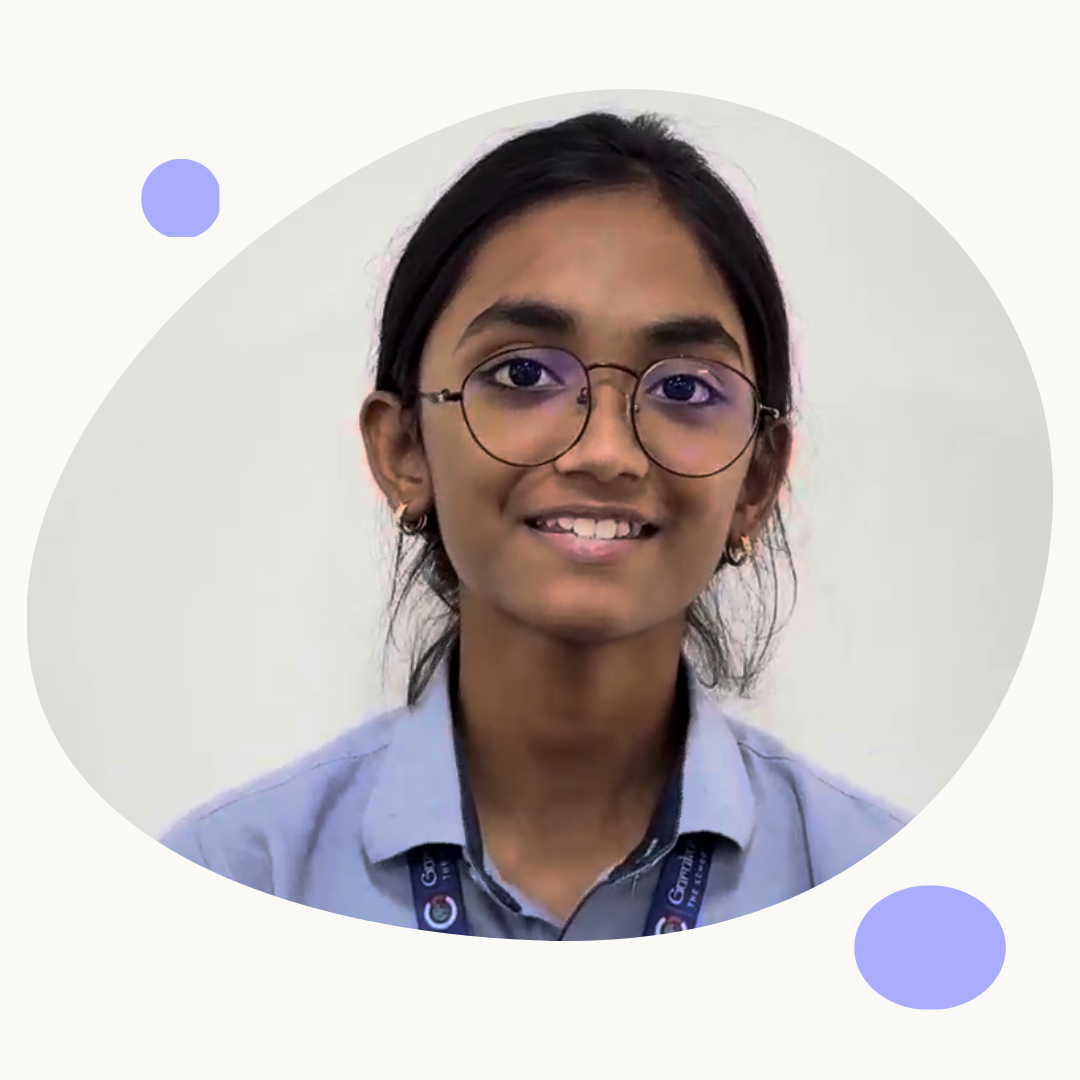 Niyati, student at Gurukul the School