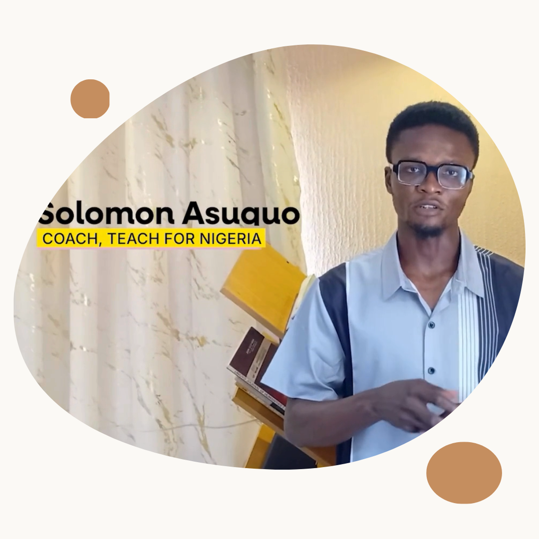 Solomon Asuquo, Coach at Teach For Nigeria