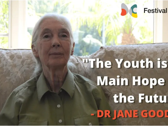 Video thumbnail: "The Youth is My Main Hope for the Future" | Dr Jane Goodall