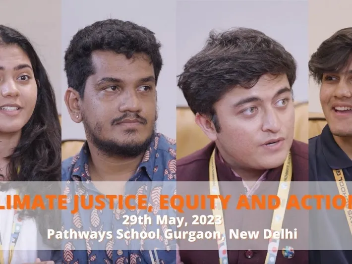Video thumbnail: Climate Justice, Equity, and Action | May 29th, 2023 | Pathways School Gurgaon, New Delhi