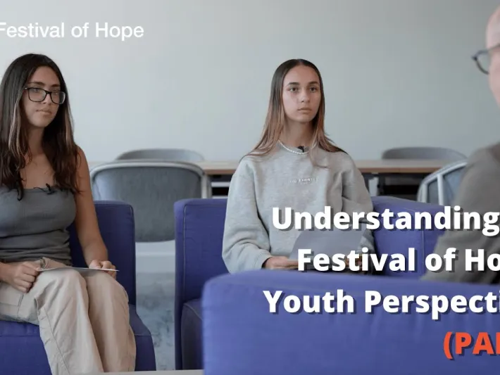 Video thumbnail: Understanding the Festival of Hope — Youth Perspectives (Part 2)