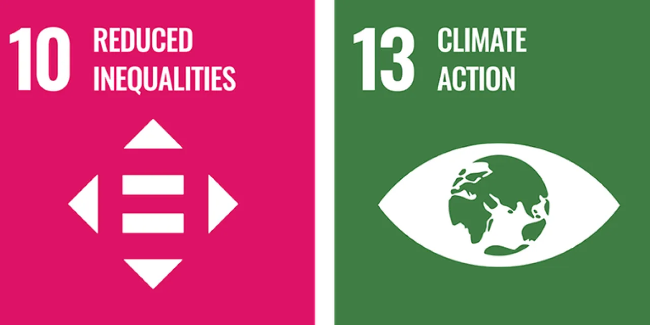 SDG 1, SDG 10, SDG 13, SDG 16