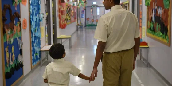 Photo contest photograph showing mentorship and shared learning, by Shiva S. from the UAE