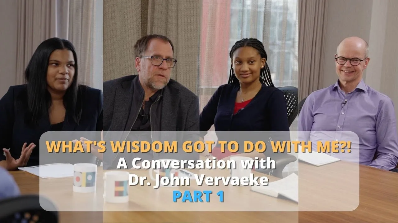 Video thumbnail: What’s wisdom got to do with me?! | A Conversation with Dr. John Vervaeke | PART 1