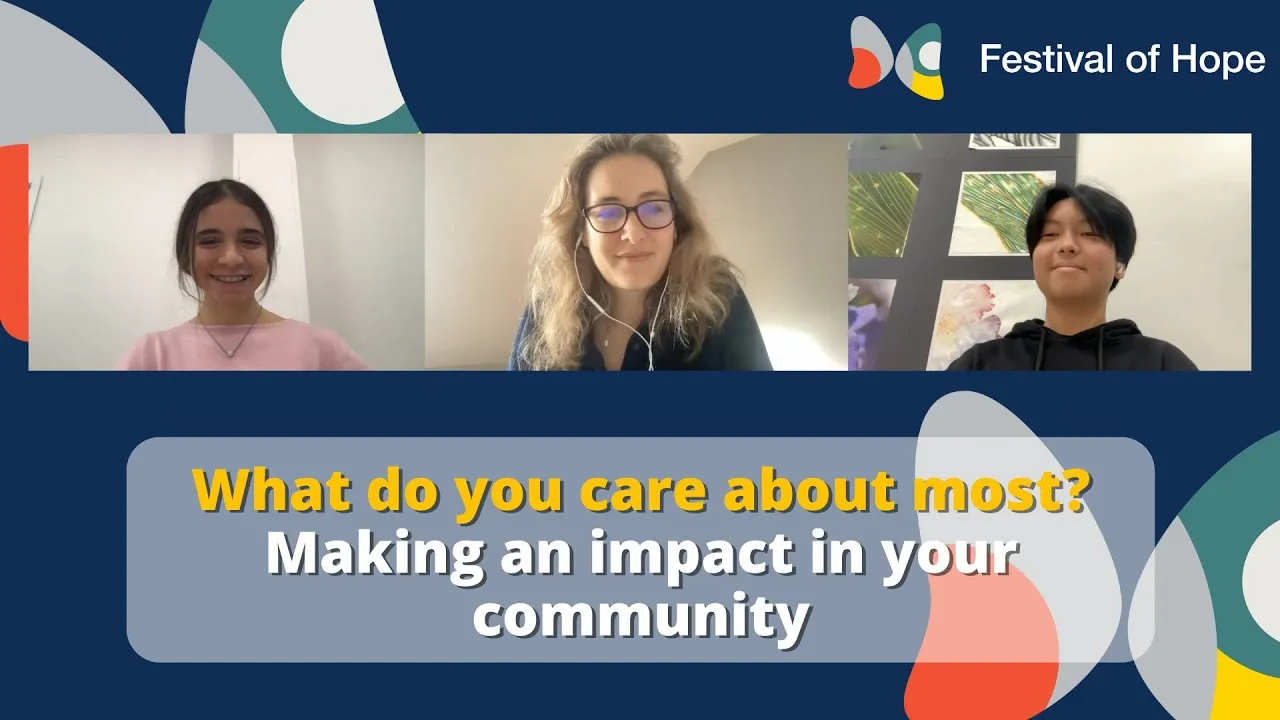 Video thumbnail: What do you care about most? | Making an impact in your community