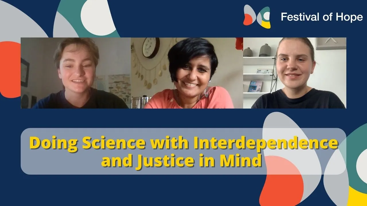 Video thumbnail: Doing Science with Interdependence and Justice in Mind