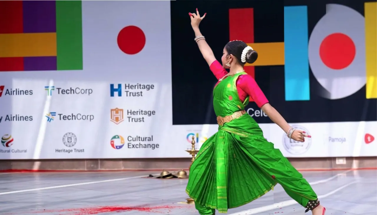 Young dancer at Festival of Hope in New Delhi
